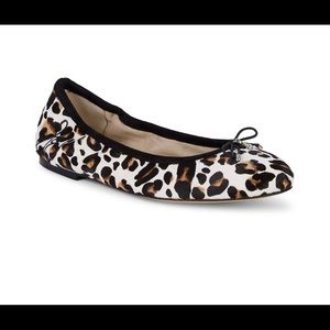 Sam Edelman Felicia Leopard Print Calf Hair Flats